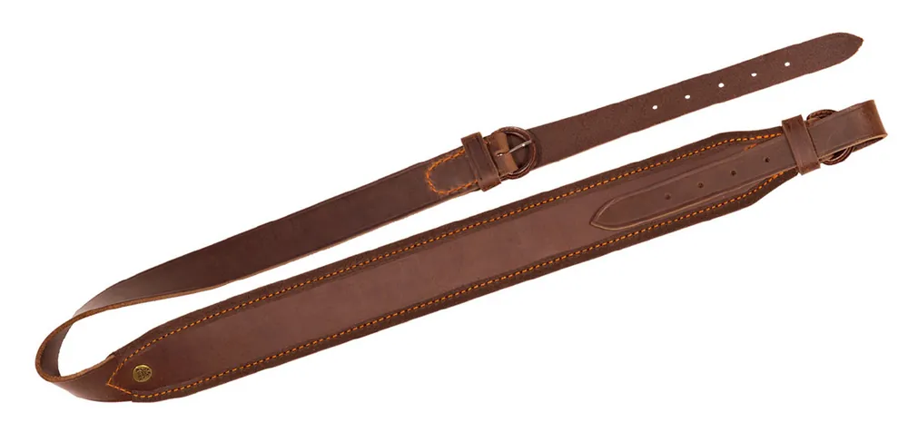Bestseller AKAH Gewehrriemen Leder - Braun Pull-Up-Effekt
