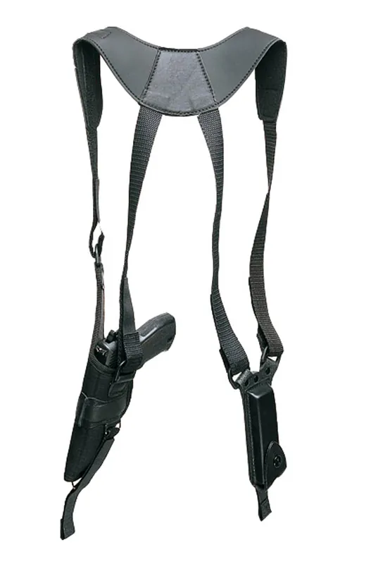 Solange Der Vorrat Reicht AKAH Schulterholster Cordura - Schwarz Modell - Schleswig-Holstein mit Magazintaschen