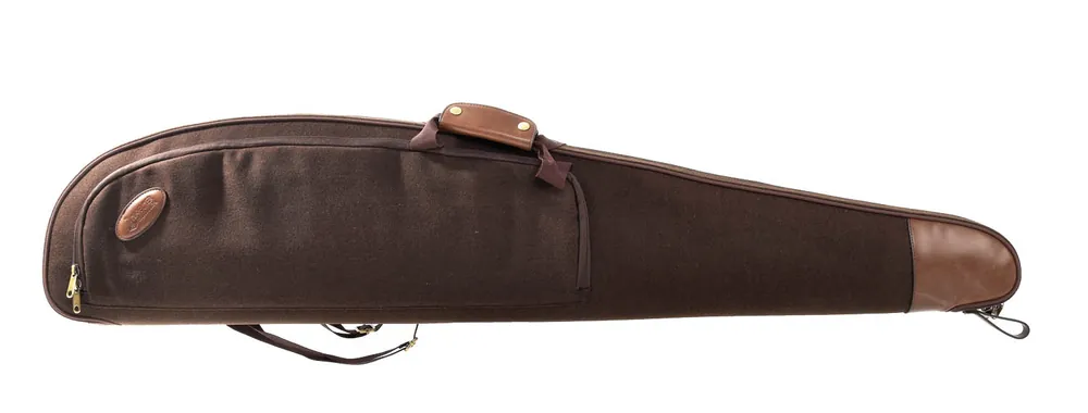 Bestseller Mjoelner Hunting Büchsenfutteral GEIR Loden 130cm - Braun Mit Außentasche und Fleecepolsterung