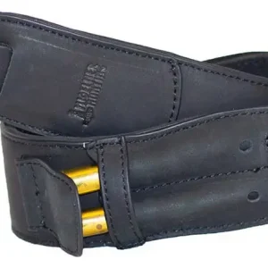 Direktkauf Mjoelner Hunting Gewehrriemen Leder/Neopren - schwarz - inkl. Riemenbügel abnehmbar US