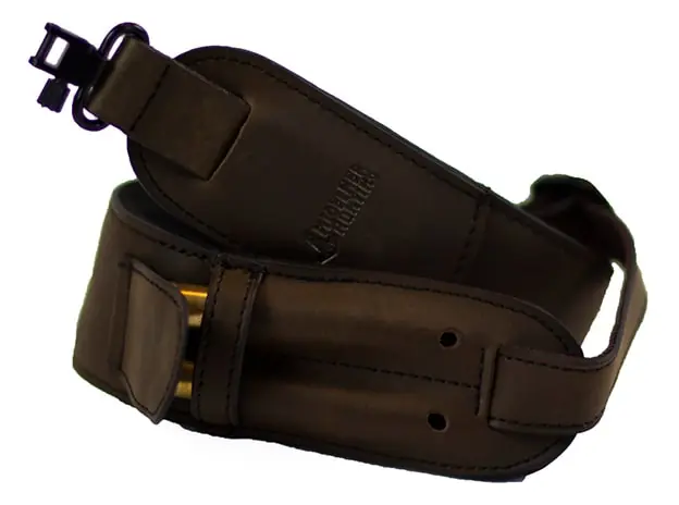 Rabatt Mjoelner Hunting Gewehrriemen Leder/Neopren - braun - inkl. Riemenbügel abhnehmbar US